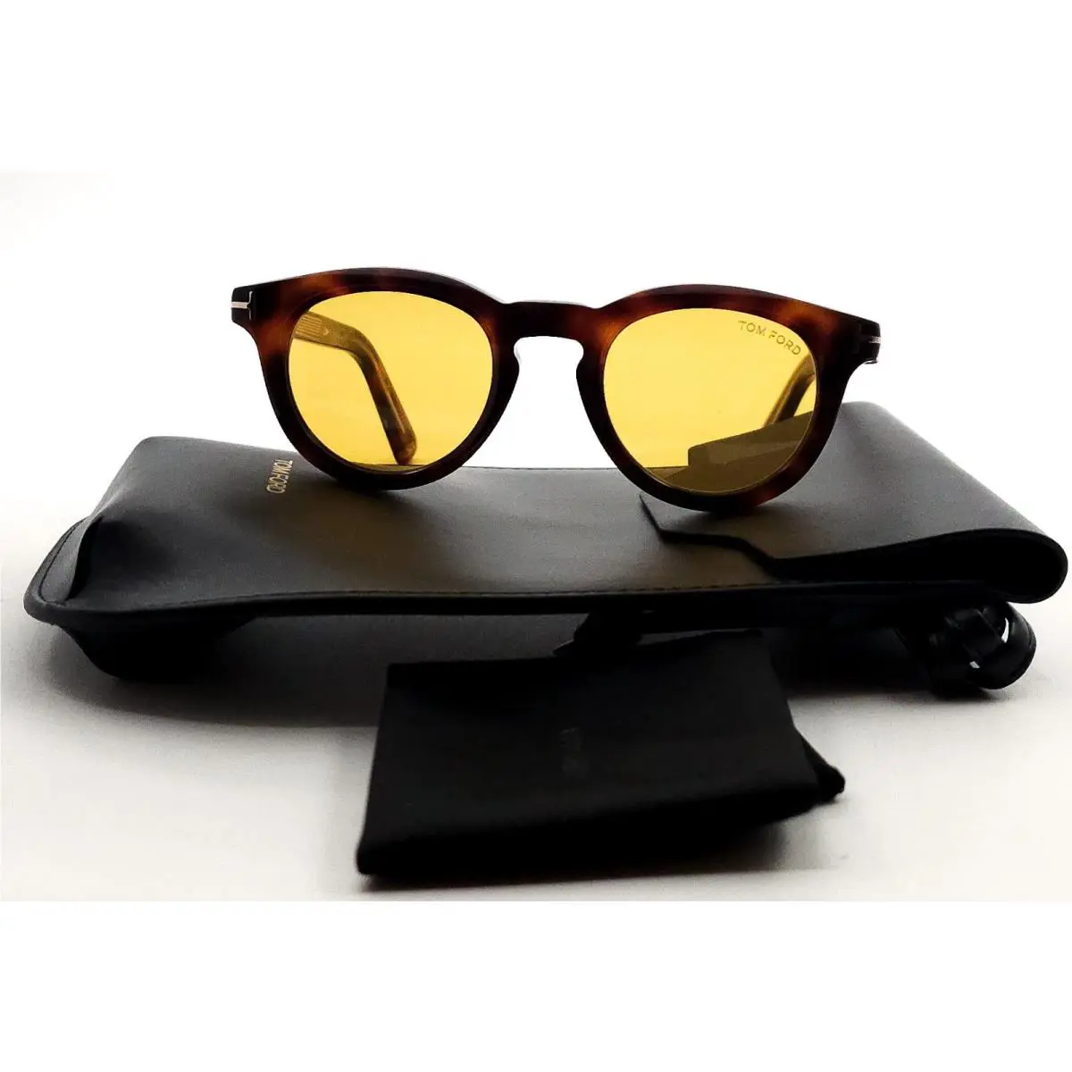 Tom Ford TF 1325 Icon Collection Sunglasses 53E Tortoise/amber Lenses 47