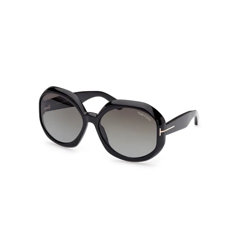 Tom Ford Women`s Georgia Oversized Gradient 62mm Sunglasses Black FT1011-01B