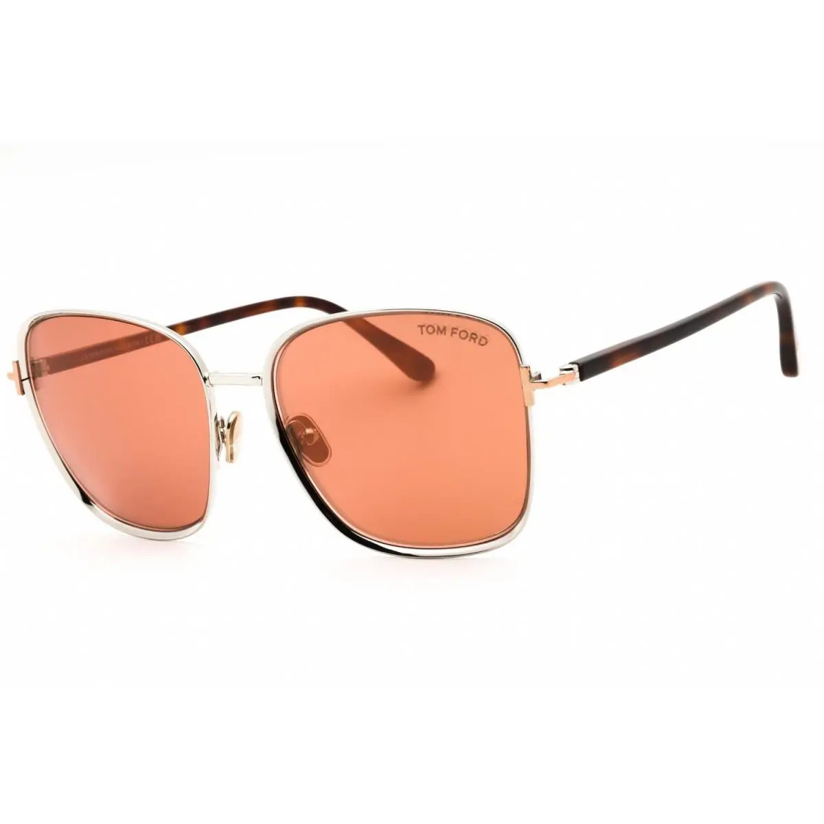 Tom Ford TF1029-12G-57 Sunglasses Size 57mm 140mm 17mm Ruthenium Women