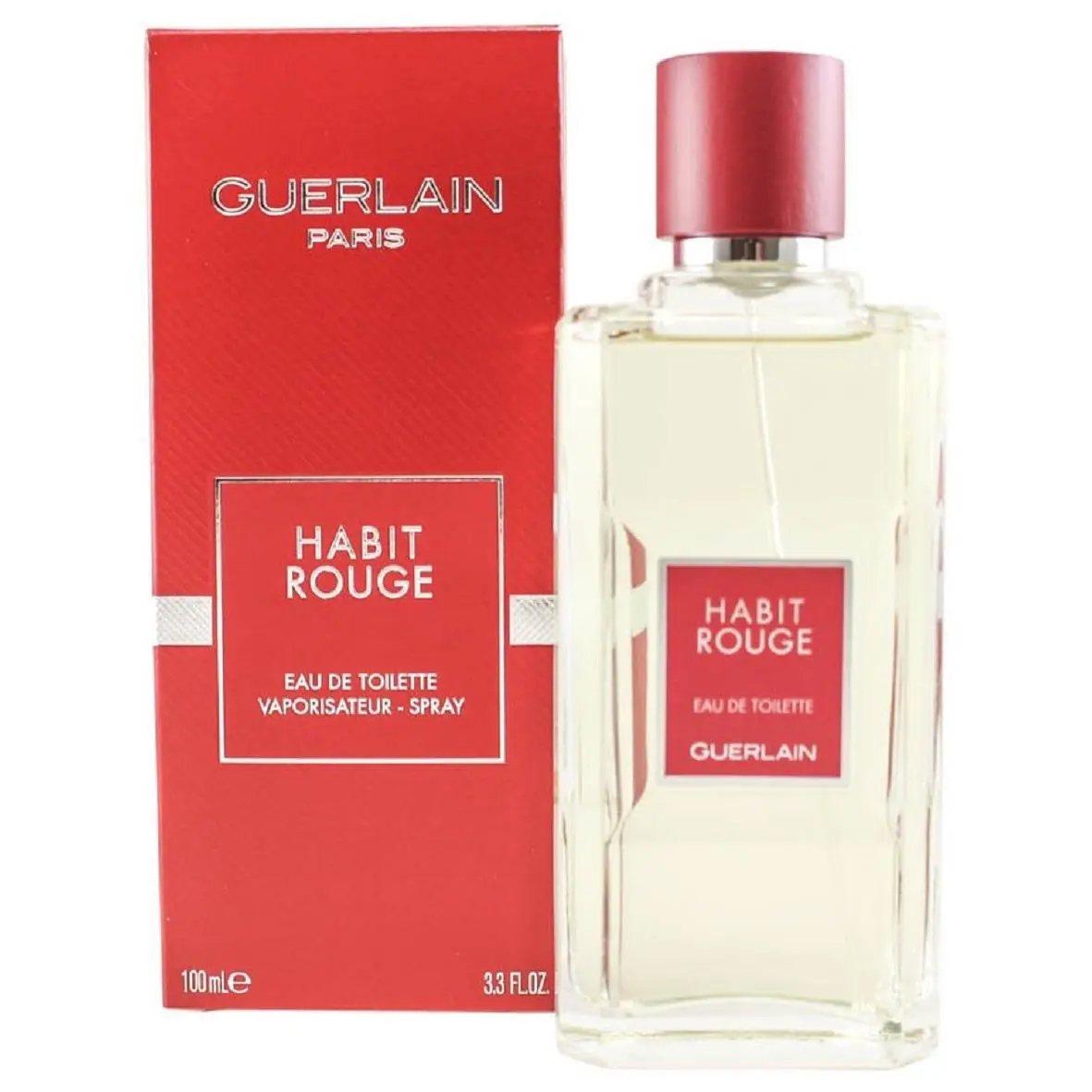 Habit Rouge by Guerlain 3.4 oz Edt Men Cologne Spray