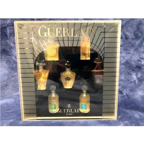 Vtg Guerlain Mini Collection Set Shalimar Champs Elysees Pcs