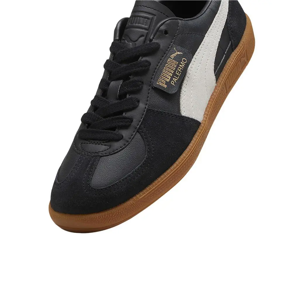 Puma shoes - PUMA Palermo Leather Lace Up - 39764703 - Black 4