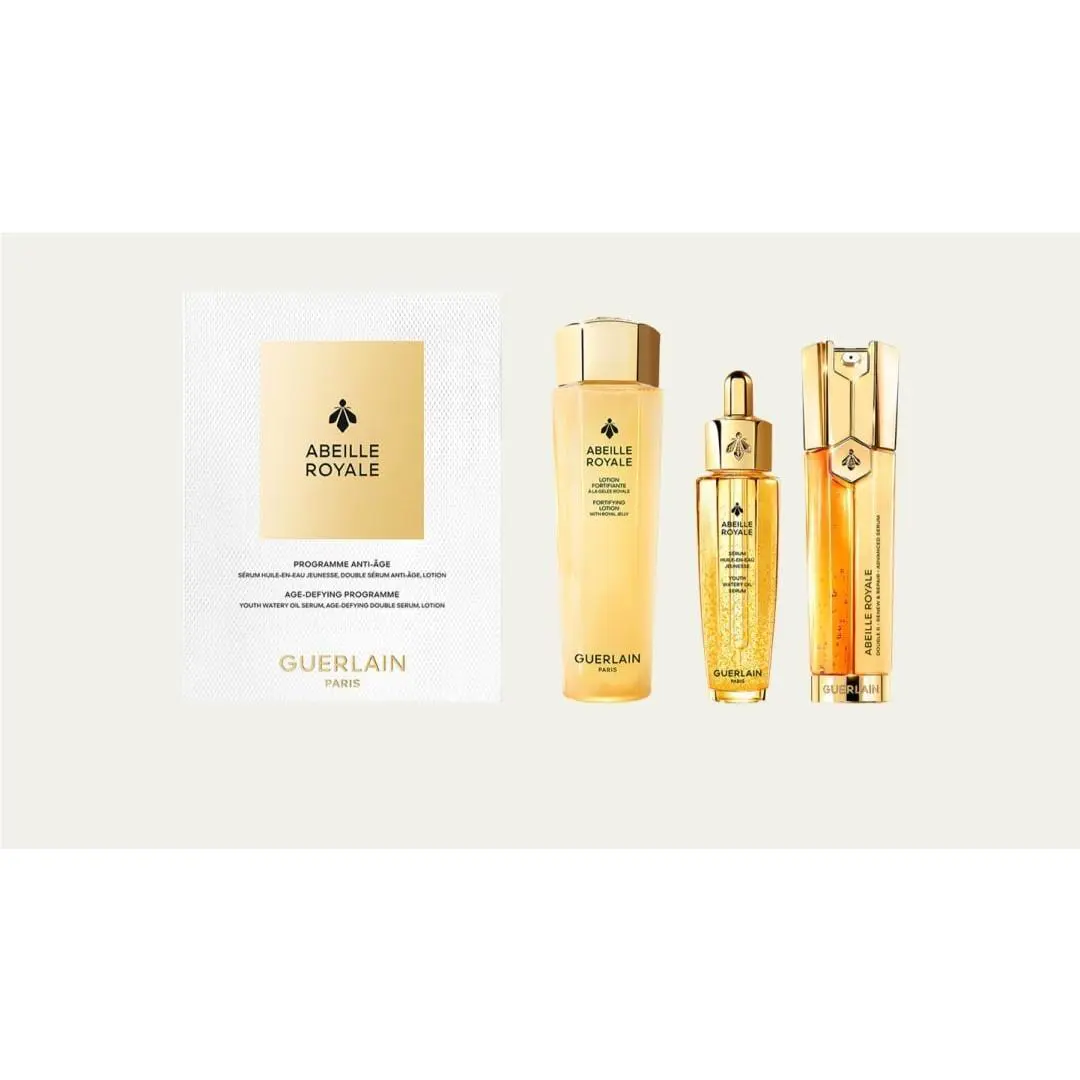 Guerlain Abeille Royale Radiance Boosting Royal Jelly Lotion Serum Youth Oil 3X
