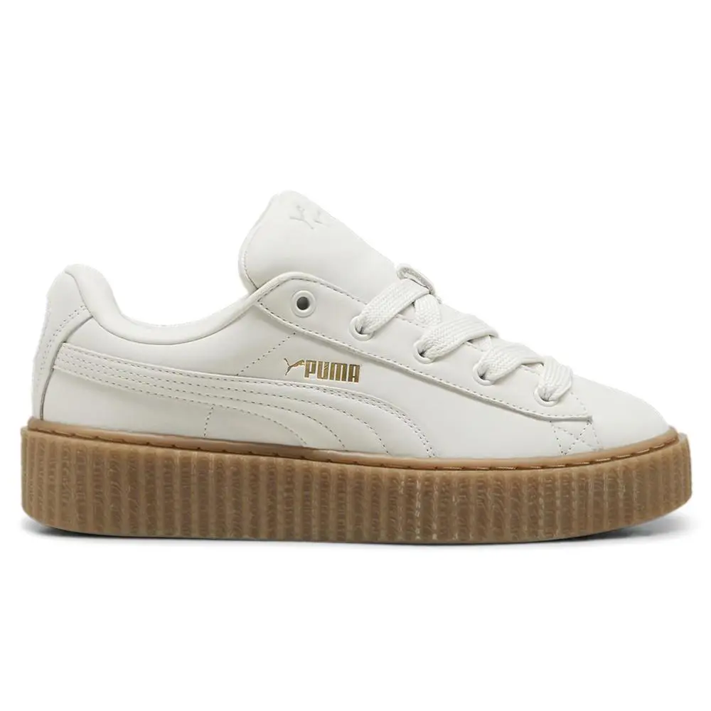 Puma Fenty X Creeper Phatty Nubuck Lace Up Womens Grey Sneakers Casual Shoes 3 - Grey