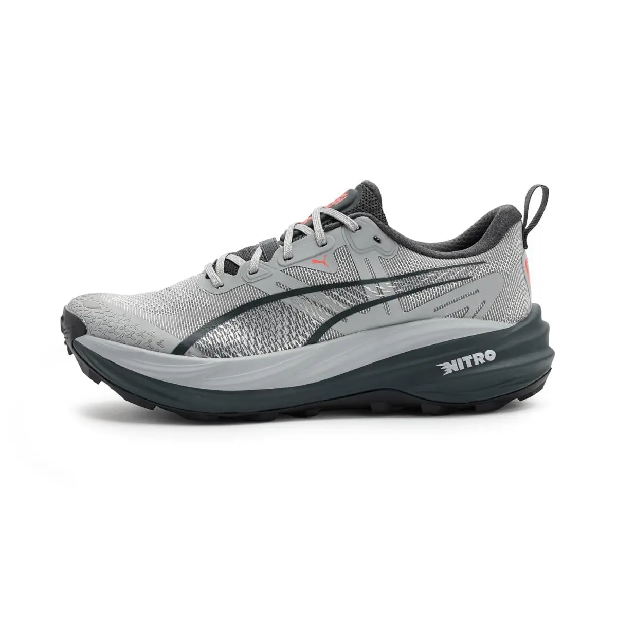 Puma shoes - Grey Echo/Red Glamour 2