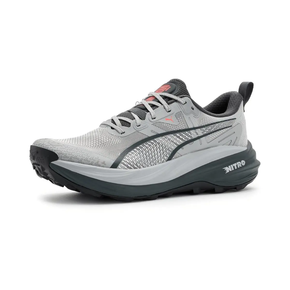 Puma shoes - Grey Echo/Red Glamour 6