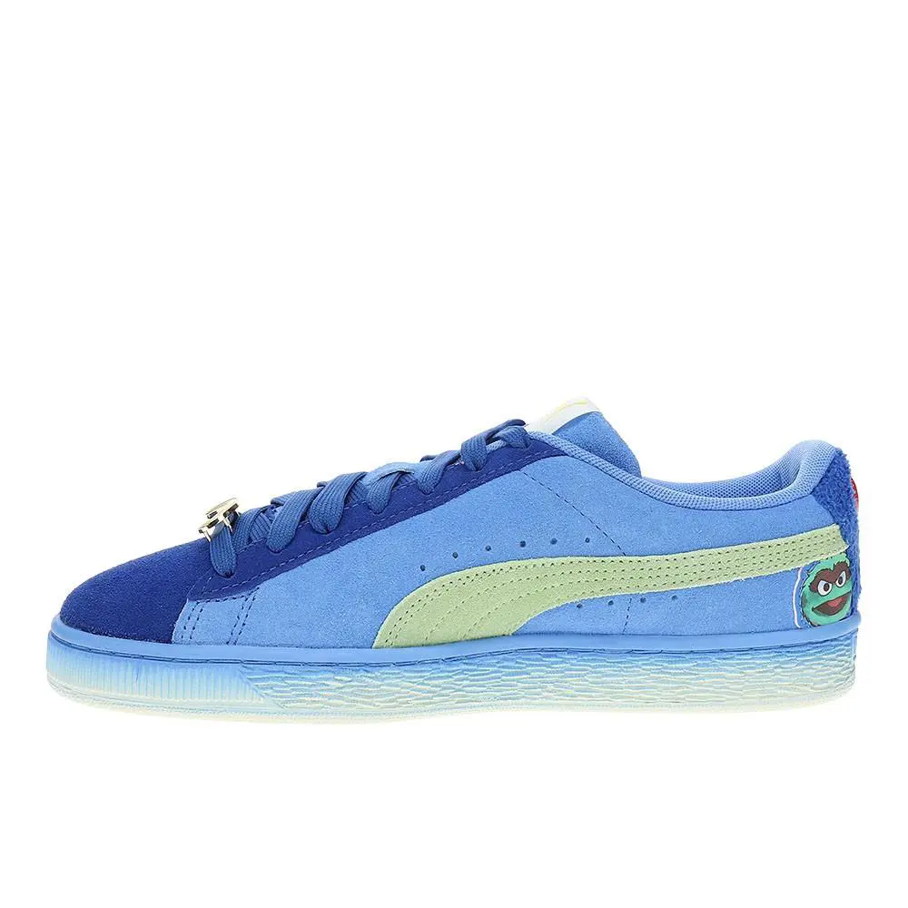 Puma shoes - PUMA Basket Grumpy Grouchy Lace Up - 40690201 - Blue 1