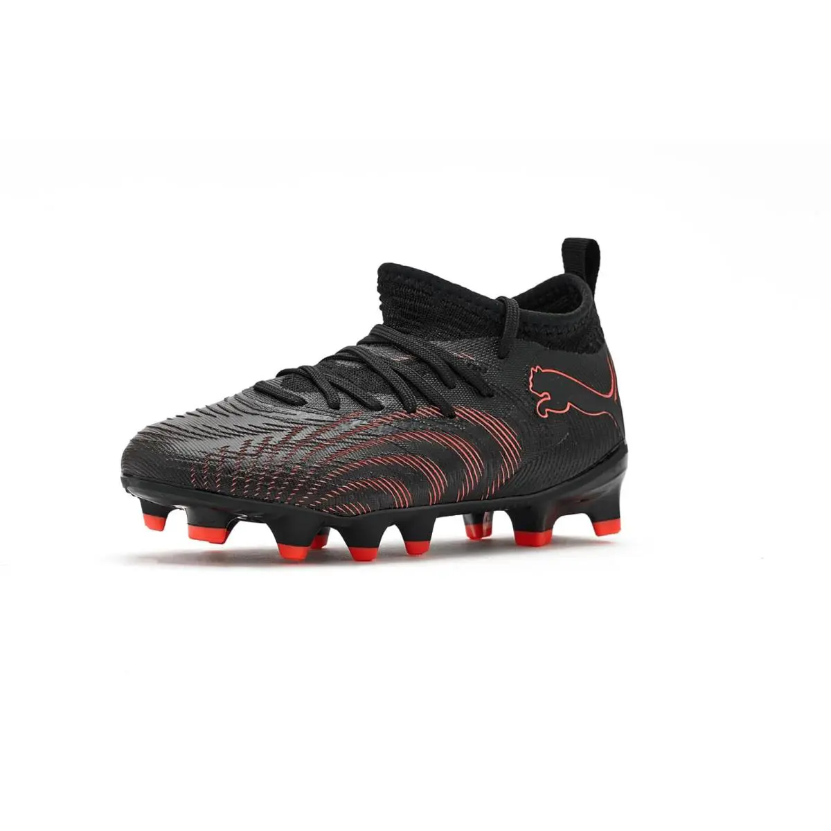 Puma shoes - Black/Glowing Red/Strong Gray 6