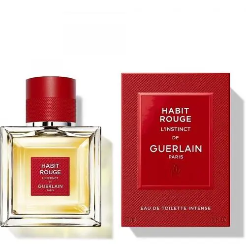 Guerlain Habit Rouge L`instinct For Men Eau de Toilette Spray 1.7 oz