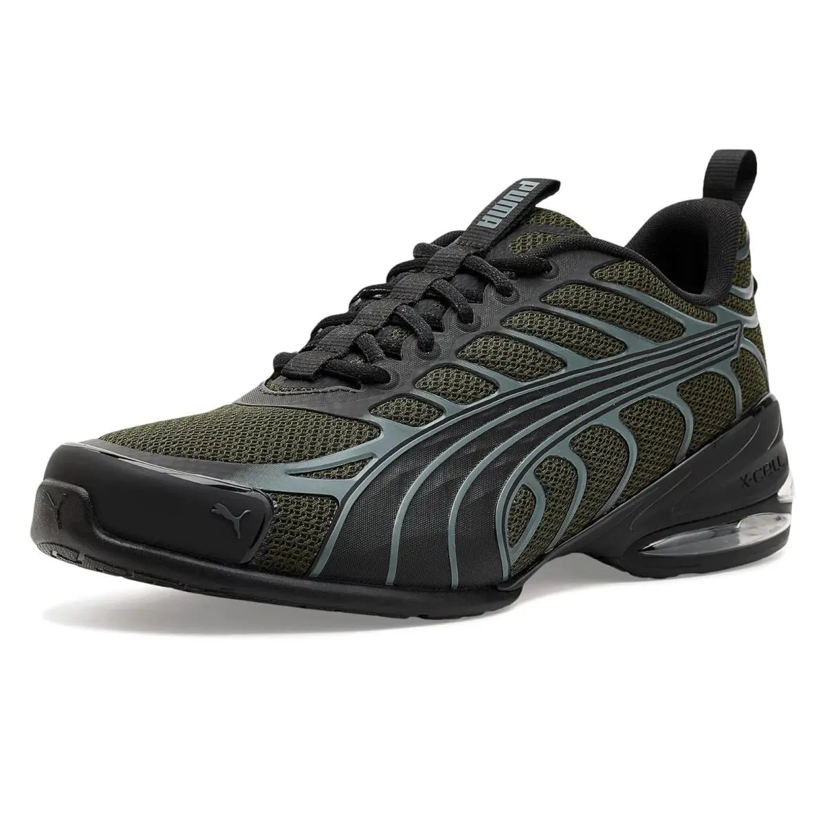 Puma shoes - Dark Olive/Puma Black/Apple Spritz 20