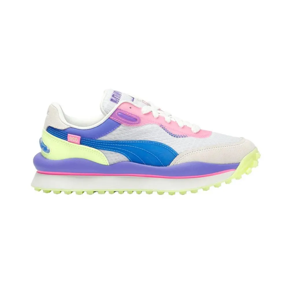 Puma shoes - PUMA Style Rider Lumi Lace Up - 40572801 - Blue, White 5