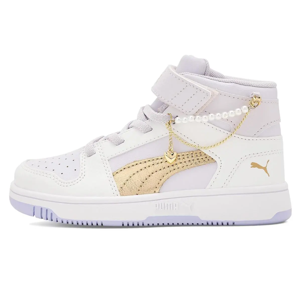 Puma shoes - Lavendar Pop/Gold/White 2