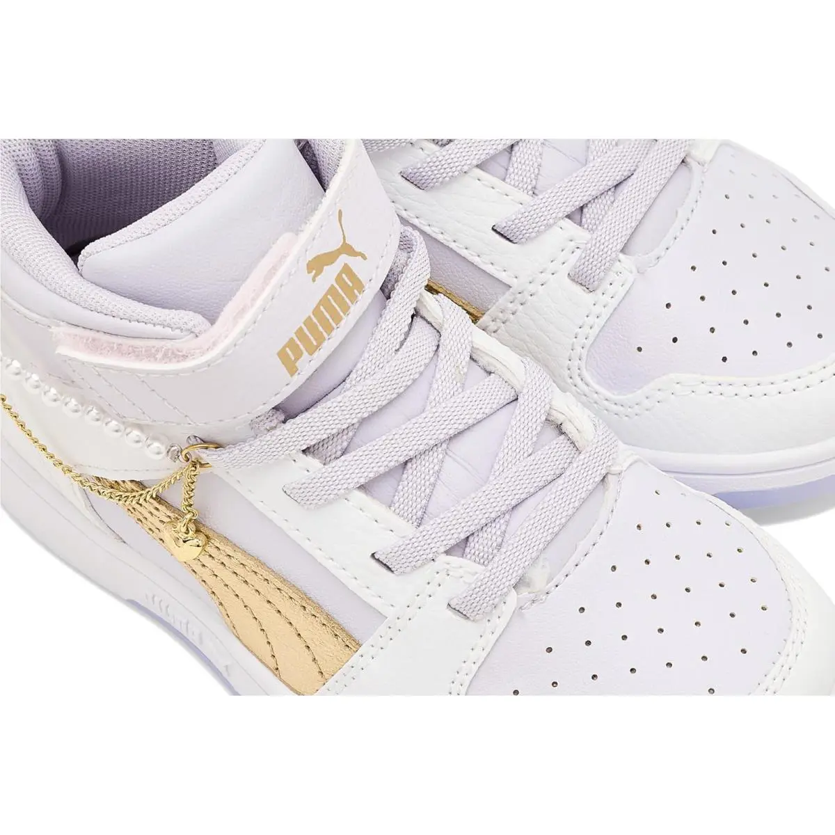 Puma shoes - Lavendar Pop/Gold/White 4
