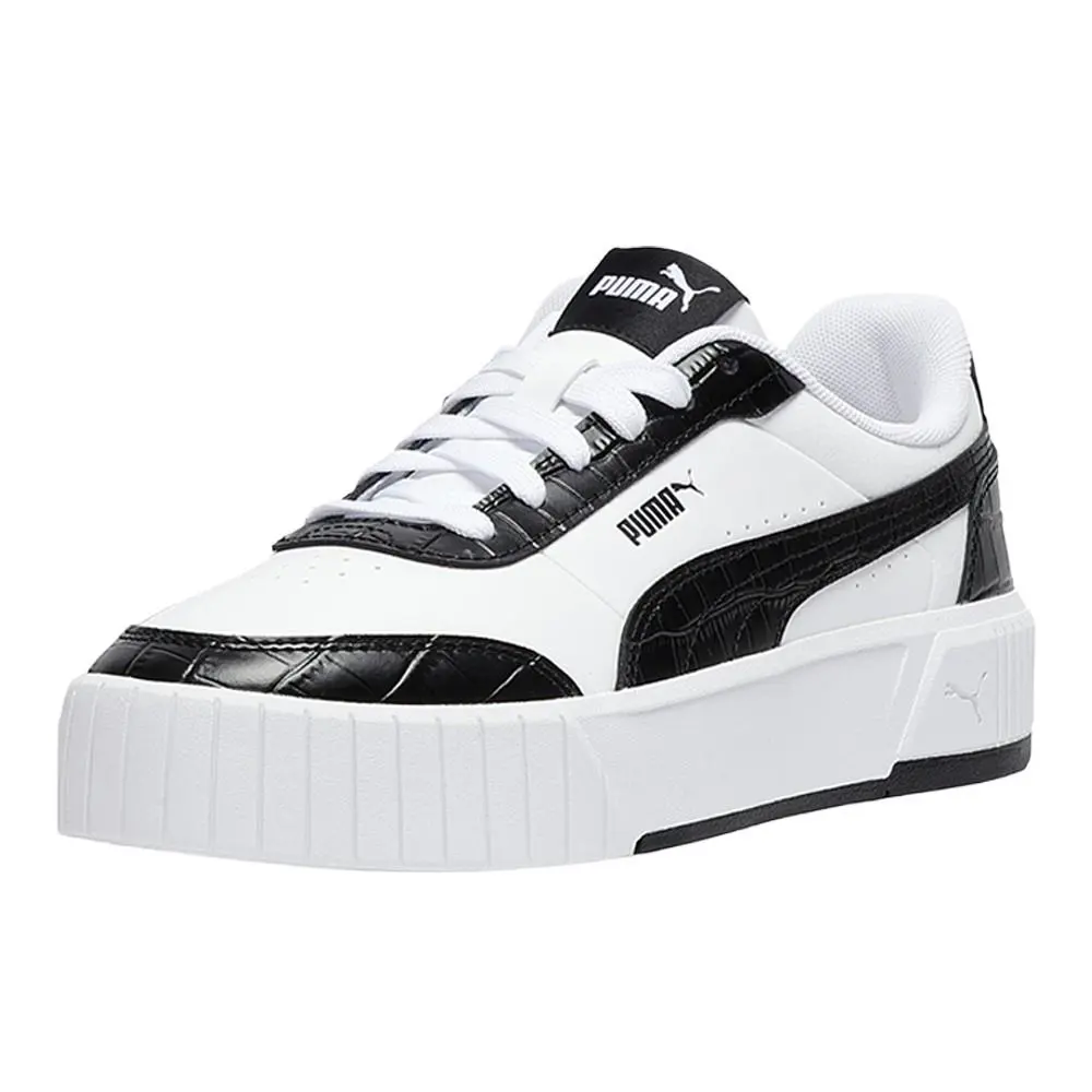 Puma shoes - PUMA Carina Mia Croc Lace Up - 40569801 - White 0