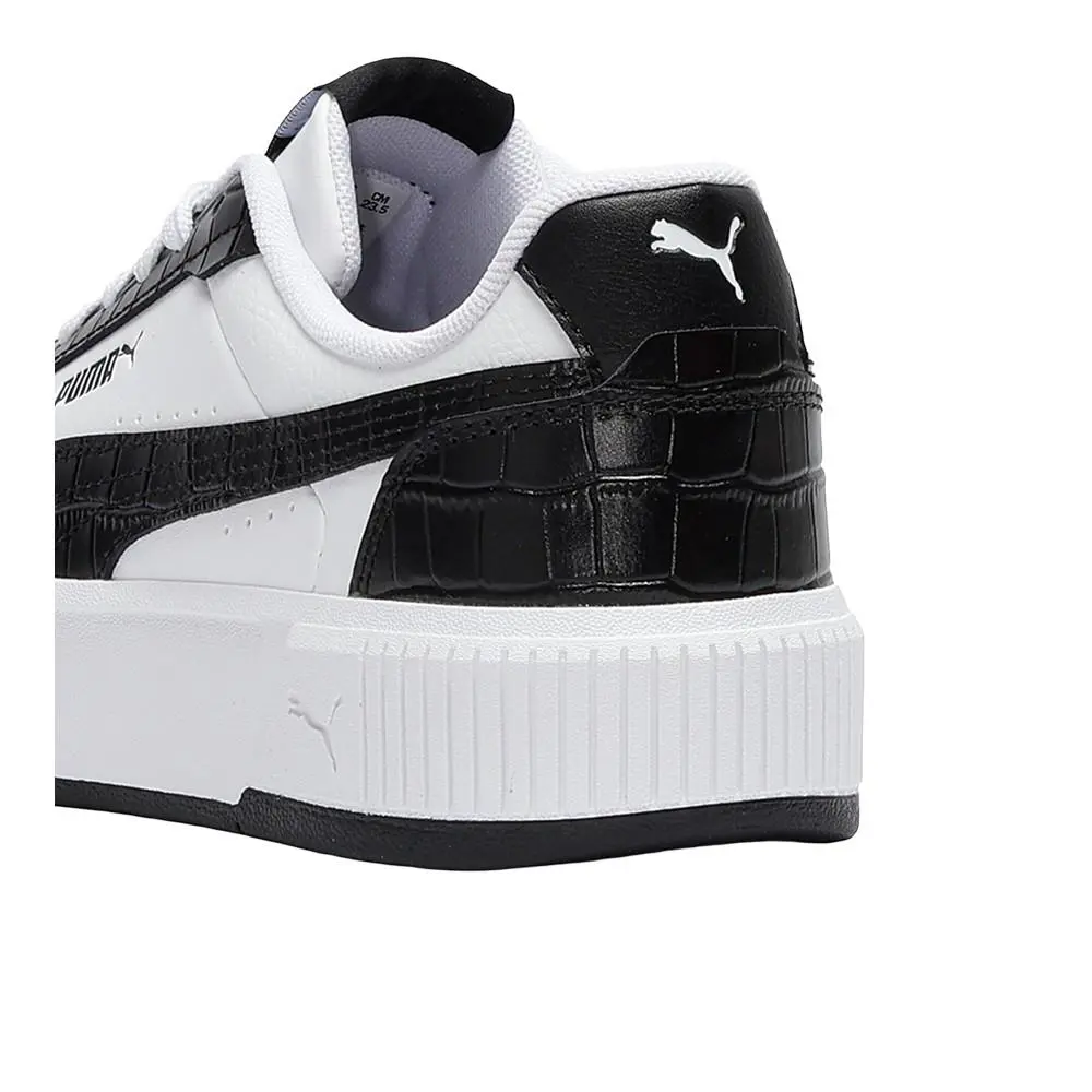 Puma shoes - PUMA Carina Mia Croc Lace Up - 40569801 - White 5