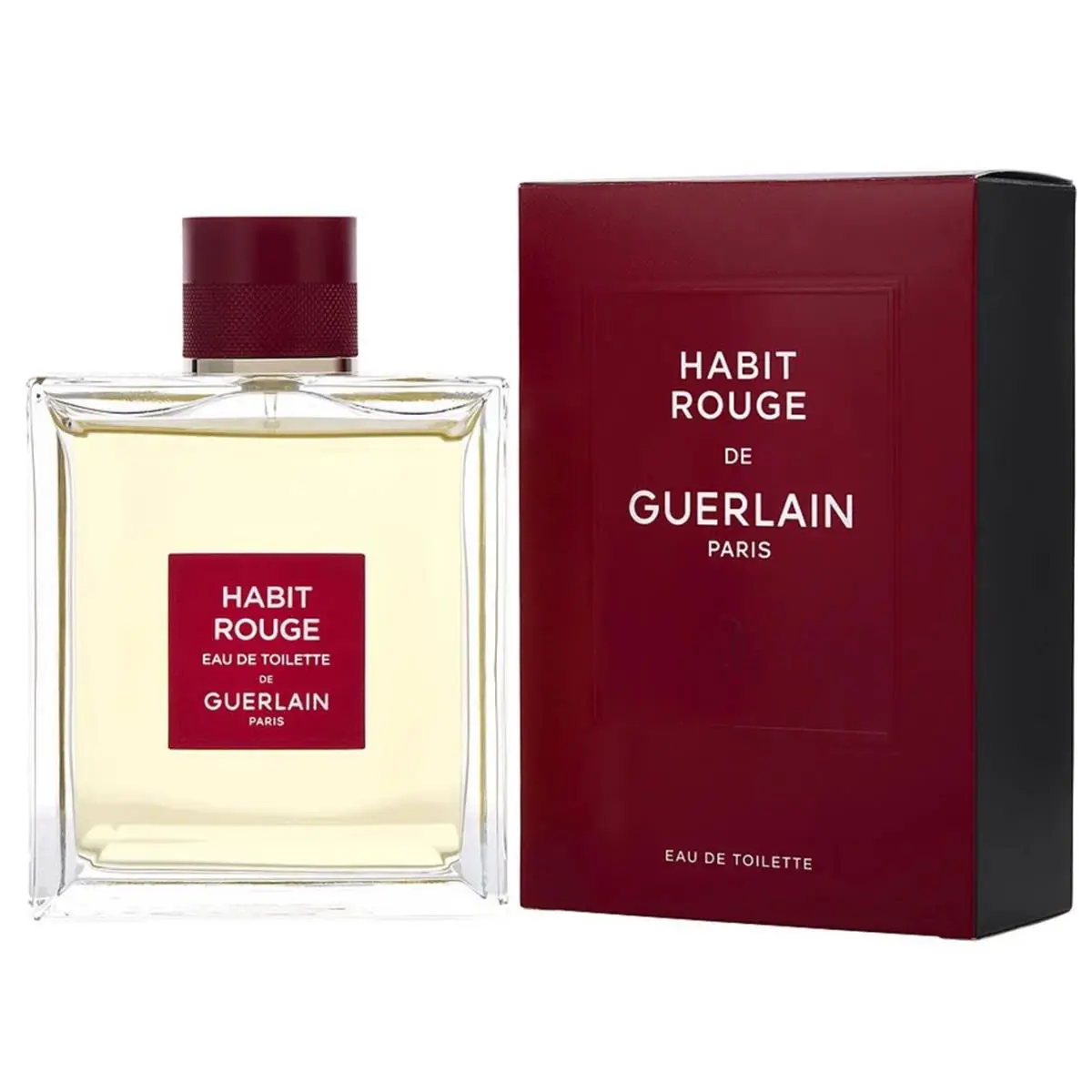 Habit Rouge Package Guerlain 5.0 oz / 150 ml Eau De Toilette Men Cologne
