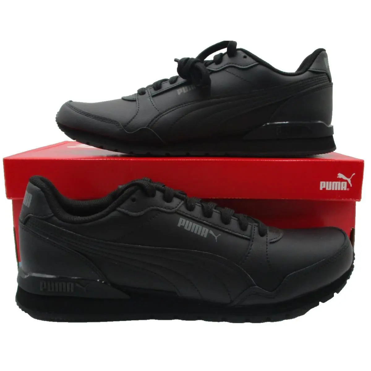 ST Runner V3 L Shoes Mens Size 12 Black Softfoam+ Sneakers 384855-11 by Puma