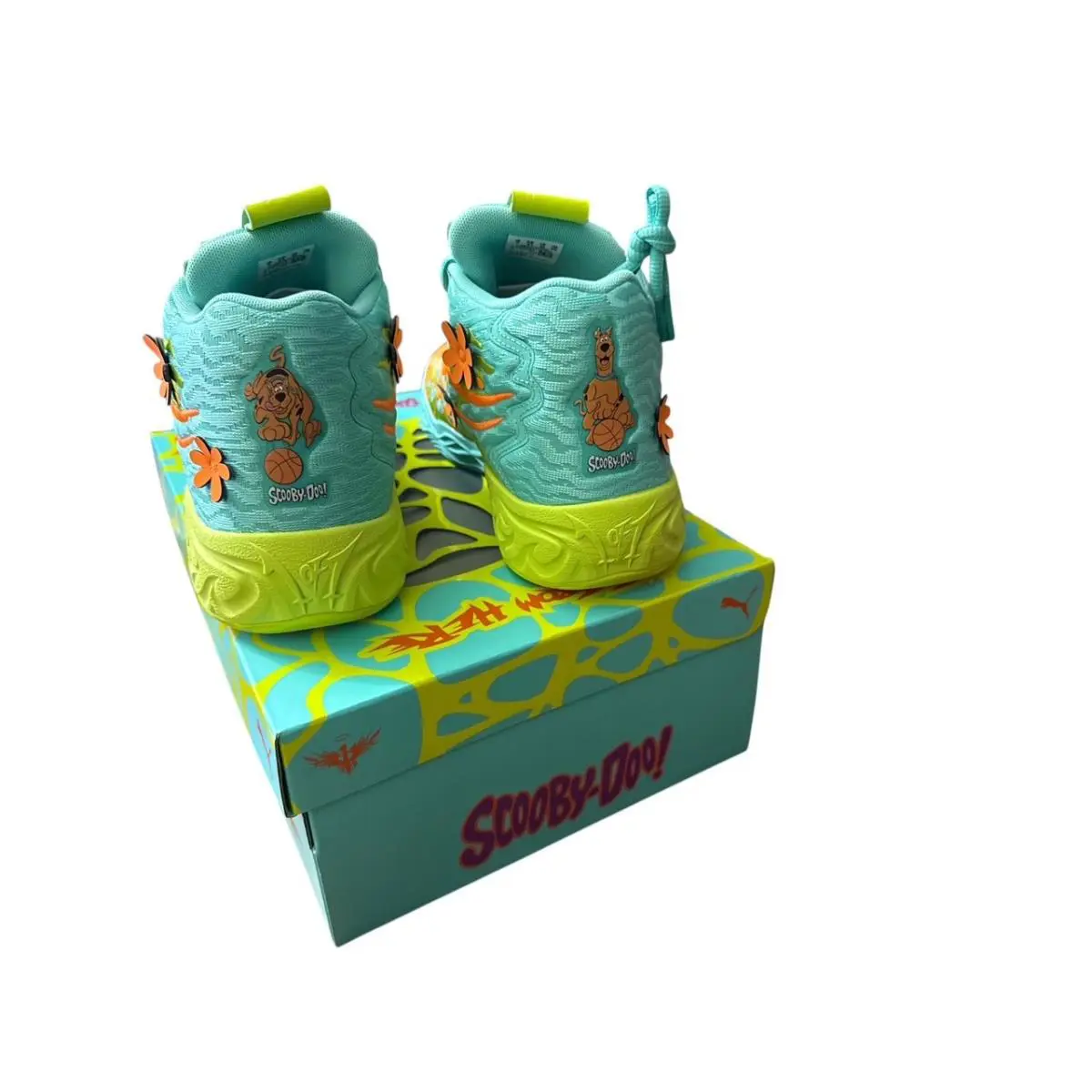 Puma shoes - Puma MB.04 - 310776-01 - Aquatic-Lime Smash-Heat Fire 1