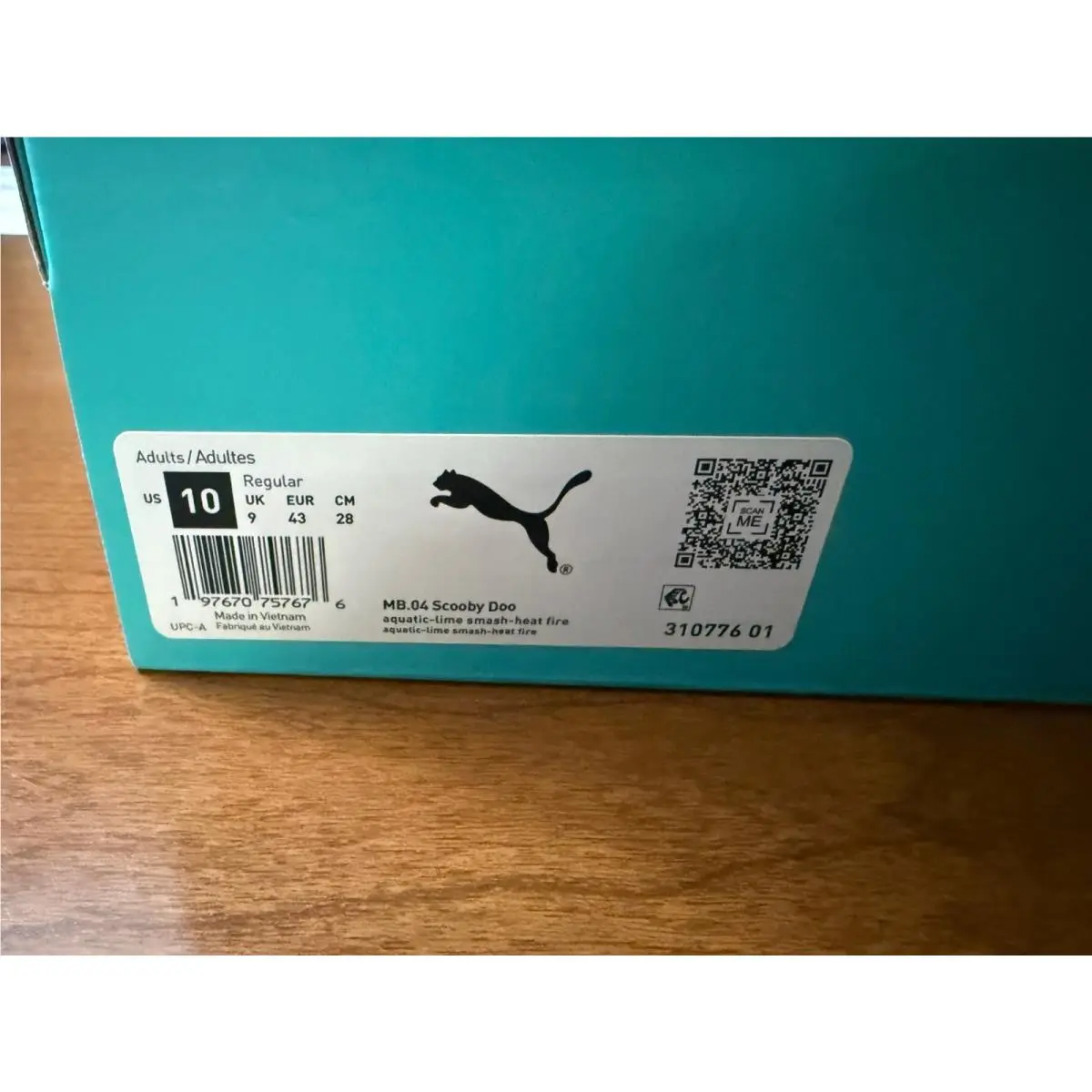 Puma shoes - Puma MB.04 - 310776-01 - Aquatic-Lime Smash-Heat Fire 4