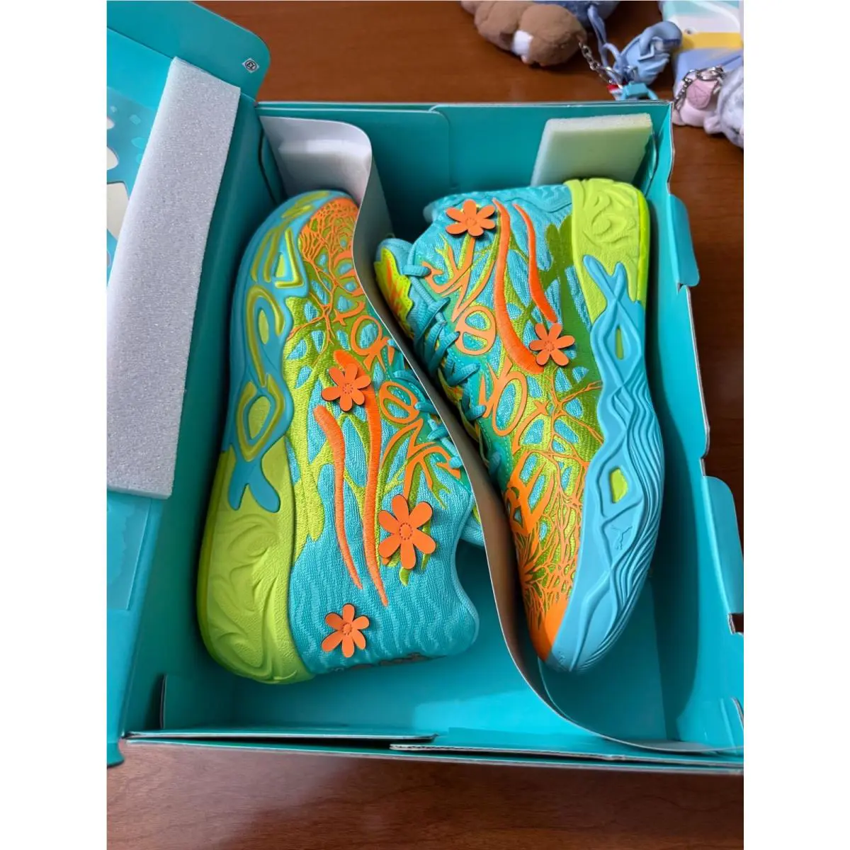 Puma shoes - Puma MB.04 - 310776-01 - Aquatic-Lime Smash-Heat Fire 0