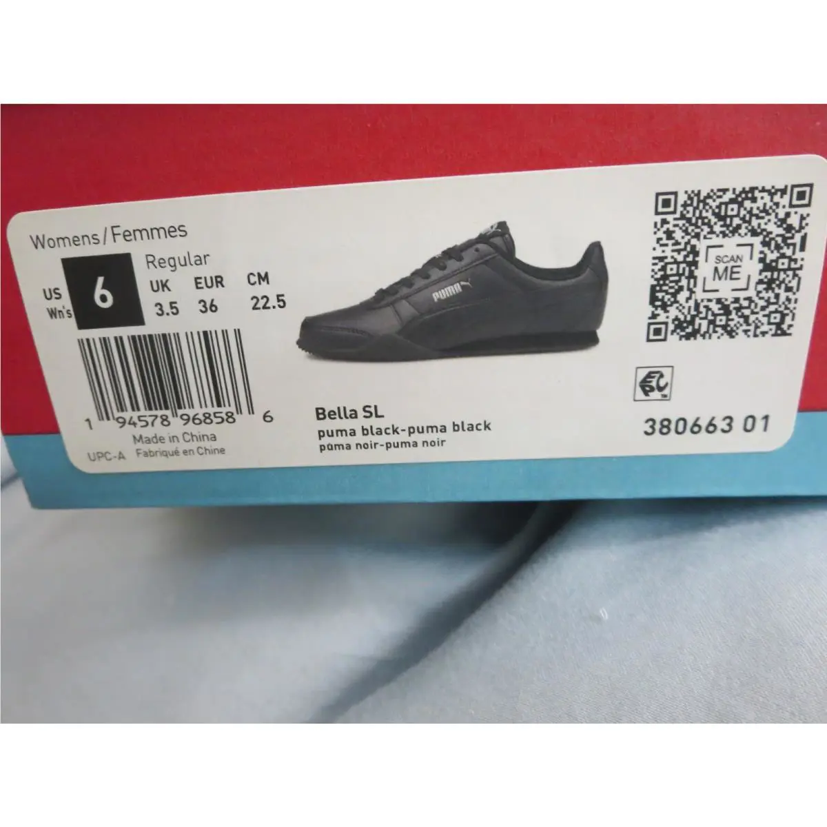 Puma shoes - PUMA Bella Sl Lace Up - 38066301 - Black (UPC: 194578968586) 6