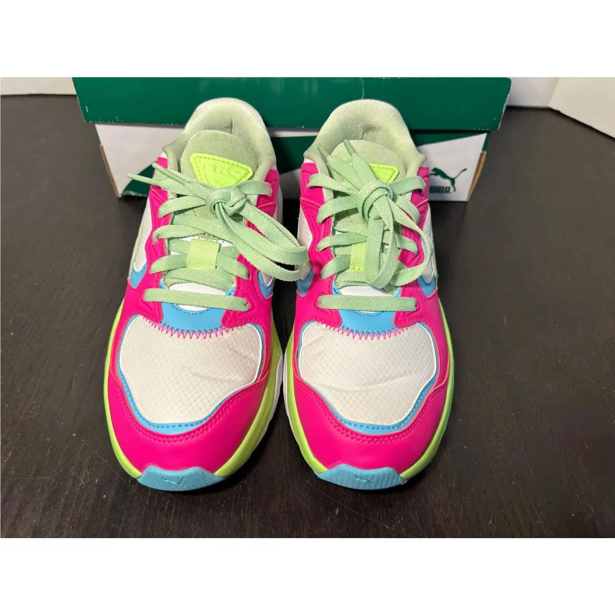 Puma shoes - White, Pink, Blue, Green 2