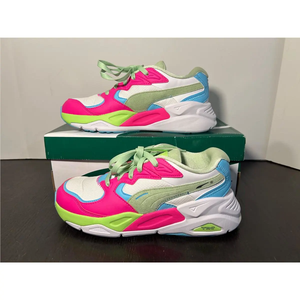 Puma shoes - White, Pink, Blue, Green 4