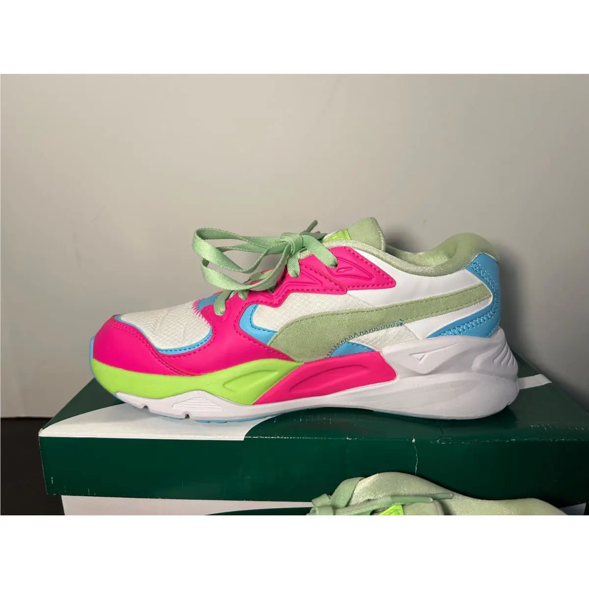 Puma shoes - White, Pink, Blue, Green 6