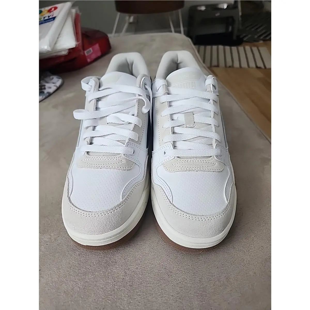 Puma Rebound Layup Lo Men`s Sneaker White Black Gum