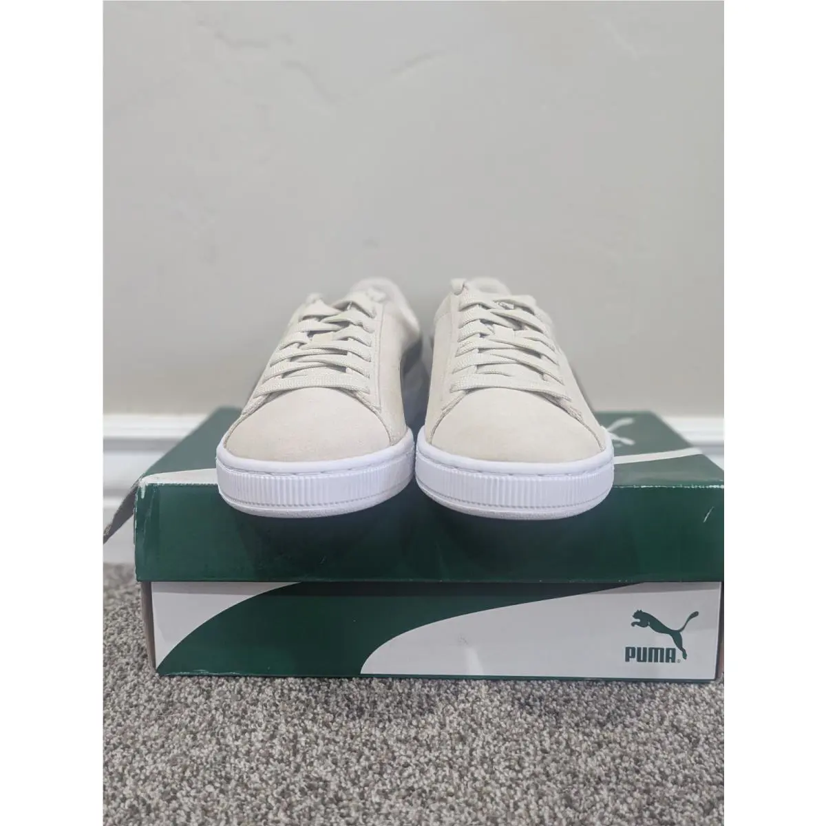 Puma shoes - PUMA Suede Classic - Suede Classic - 365347 84 - White/Green 2