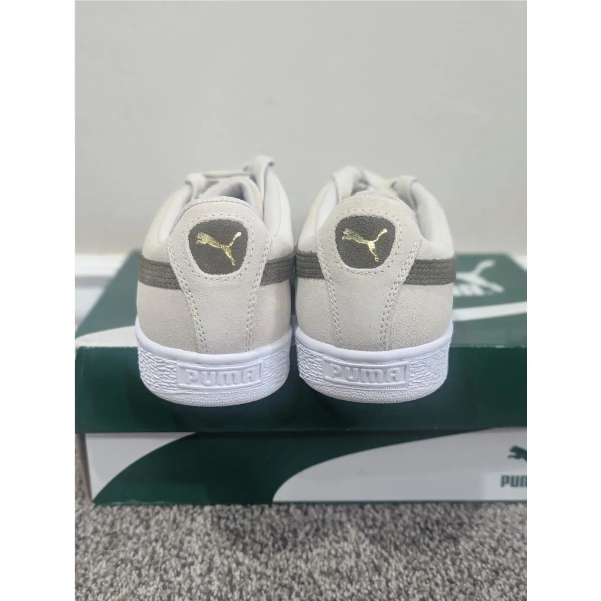 Puma shoes - PUMA Suede Classic - Suede Classic - 365347 84 - White/Green 3