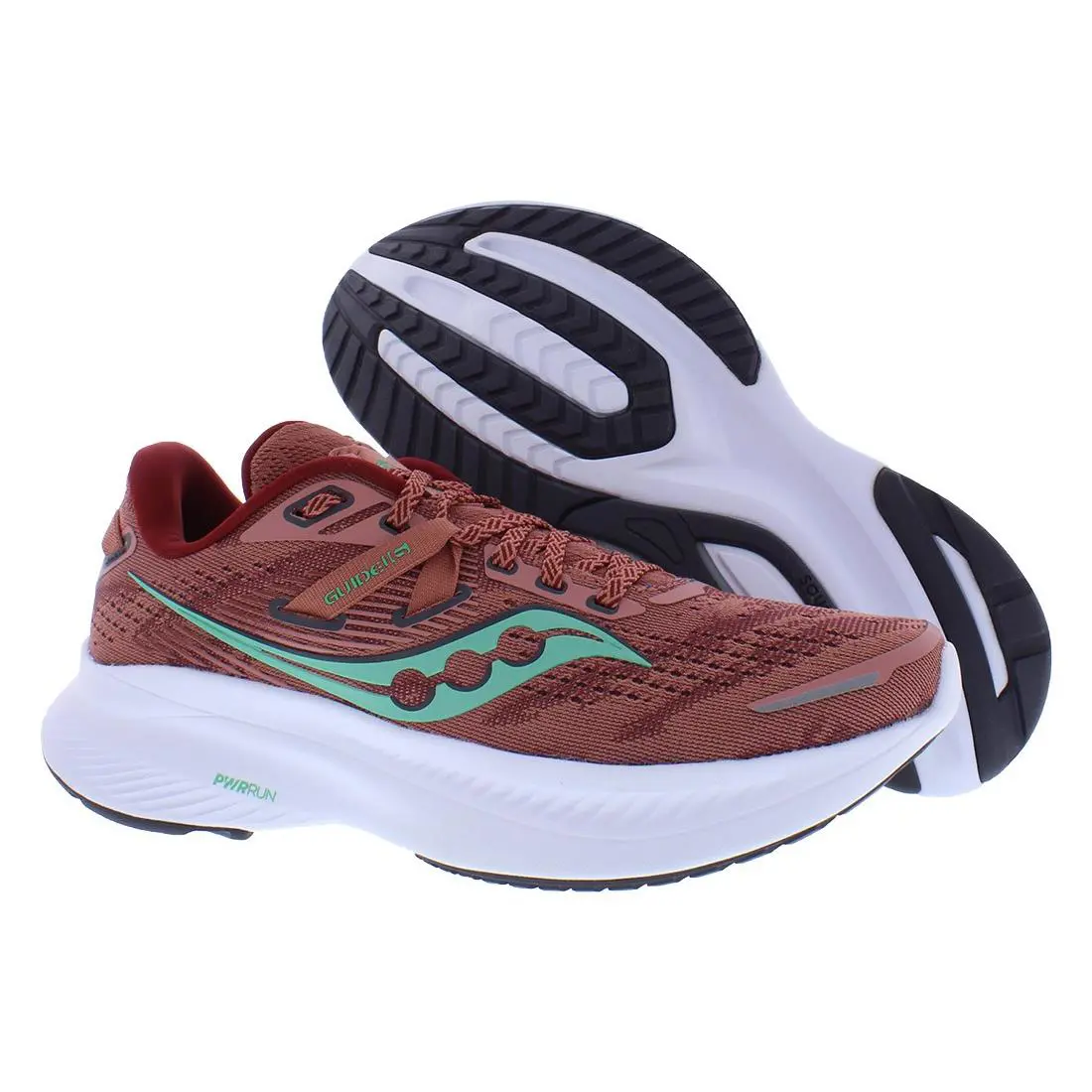 Saucony Guide 16 Womens Shoes - Soot/Spring, Main: Multi-Colored