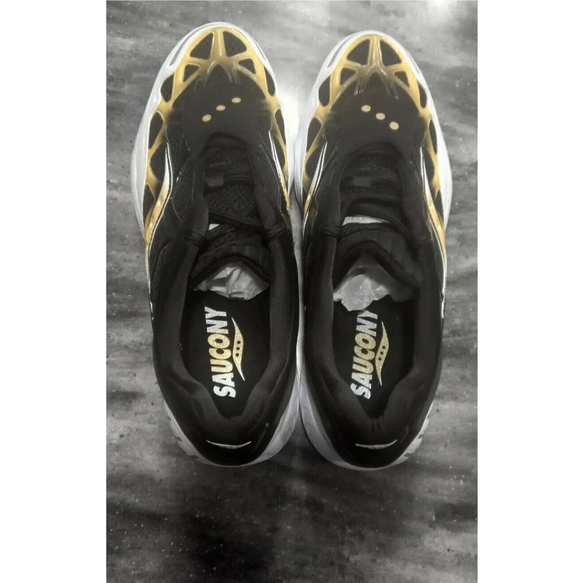 Saucony shoes - Saucony Grid Web - Grid Web - White / Black / Yellow 3