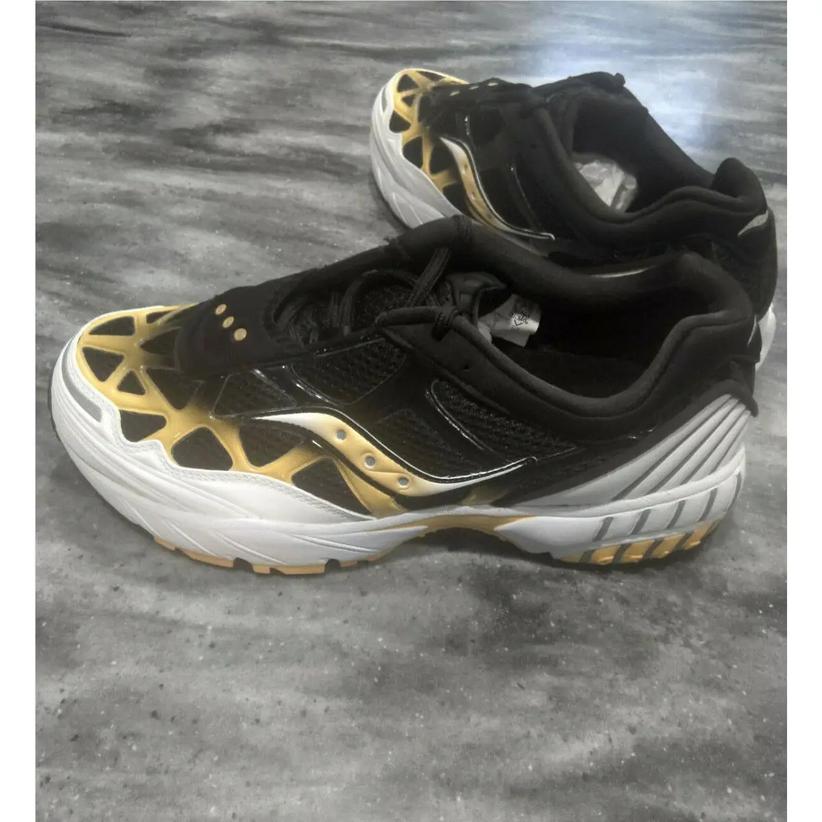 Saucony shoes - Saucony Grid Web - Grid Web - White / Black / Yellow 7