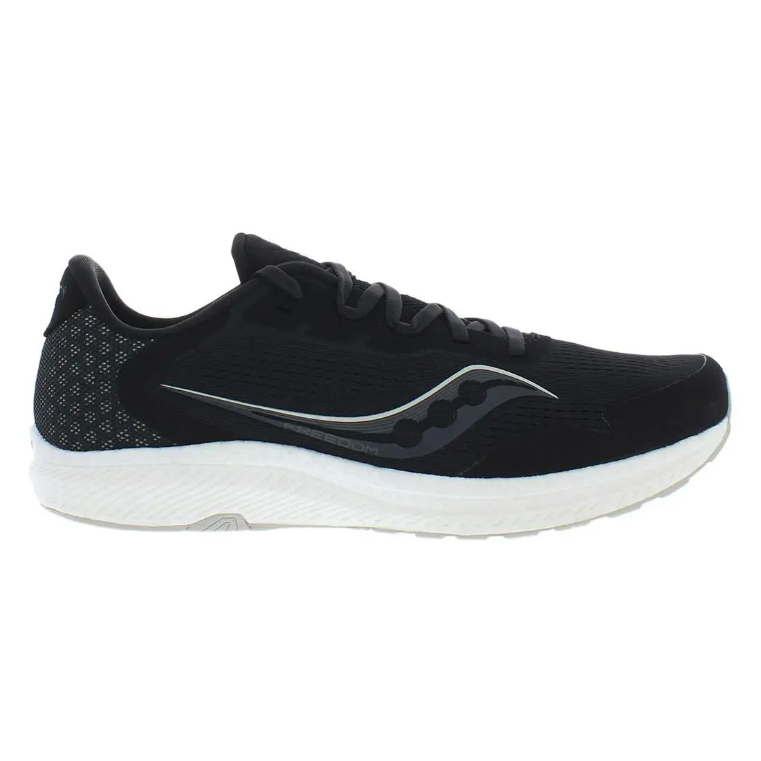 Saucony Freedom 4 Mens Shoes - Black/Stone, Main: Black
