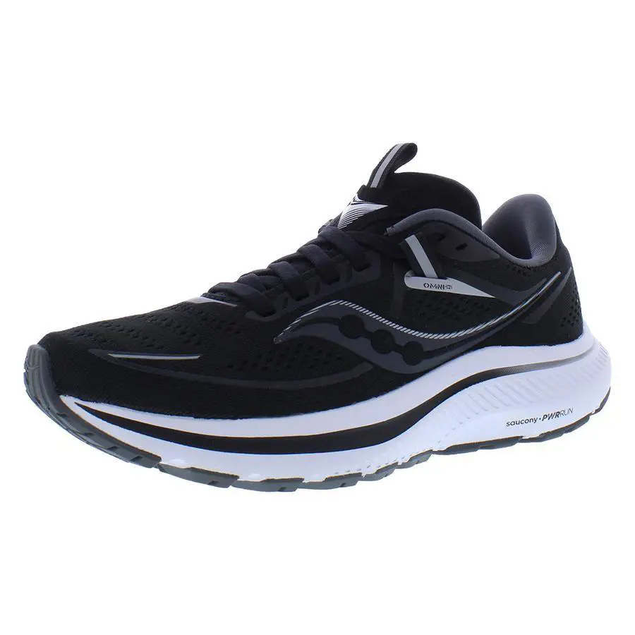 Saucony shoes - Black/White, Main: Black 3