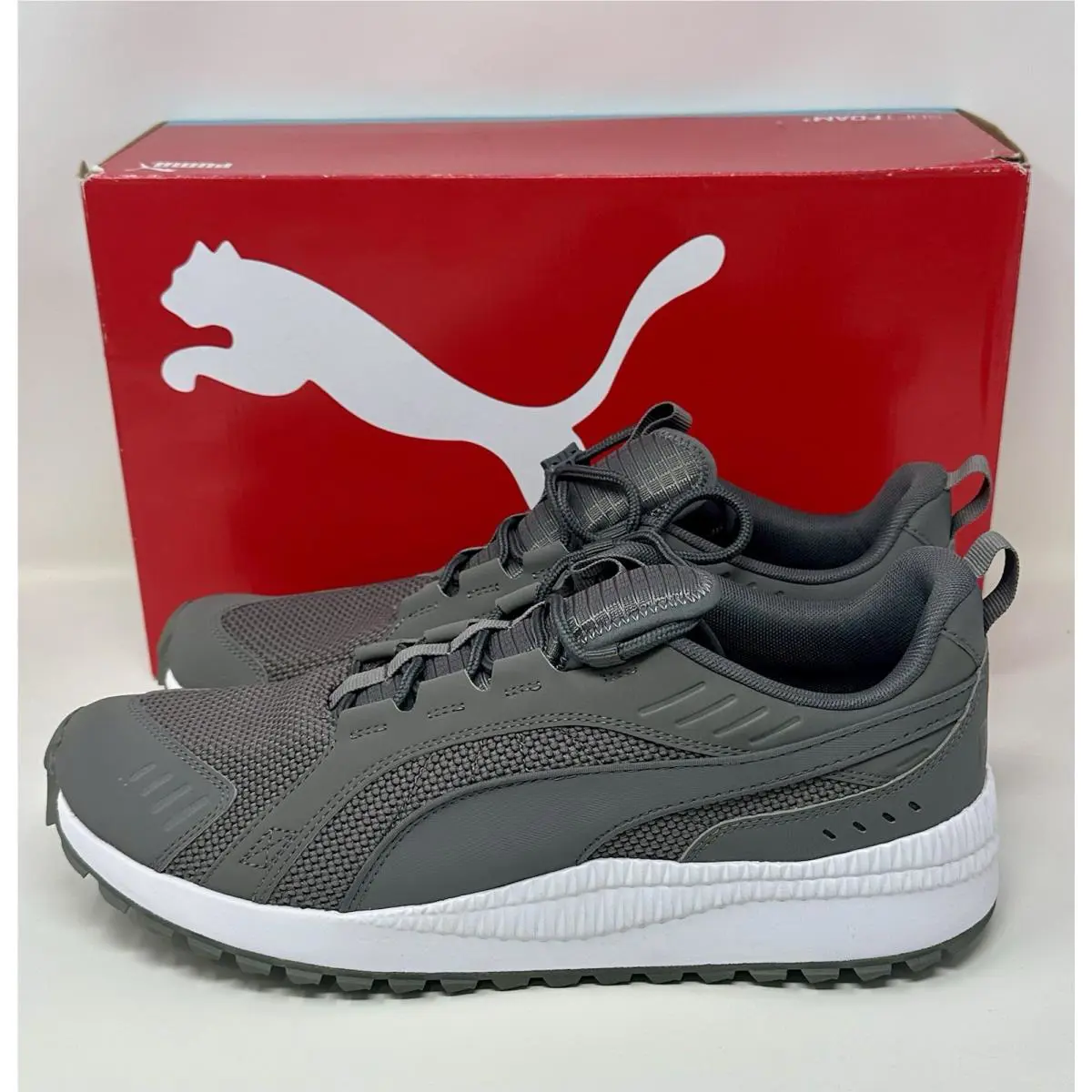 Puma shoes - PUMA Pacer - Pacer - 372640-02 - Grey, Manufacturer: Castlerock Puma White Puma B (UPC: 0193525679254) 4