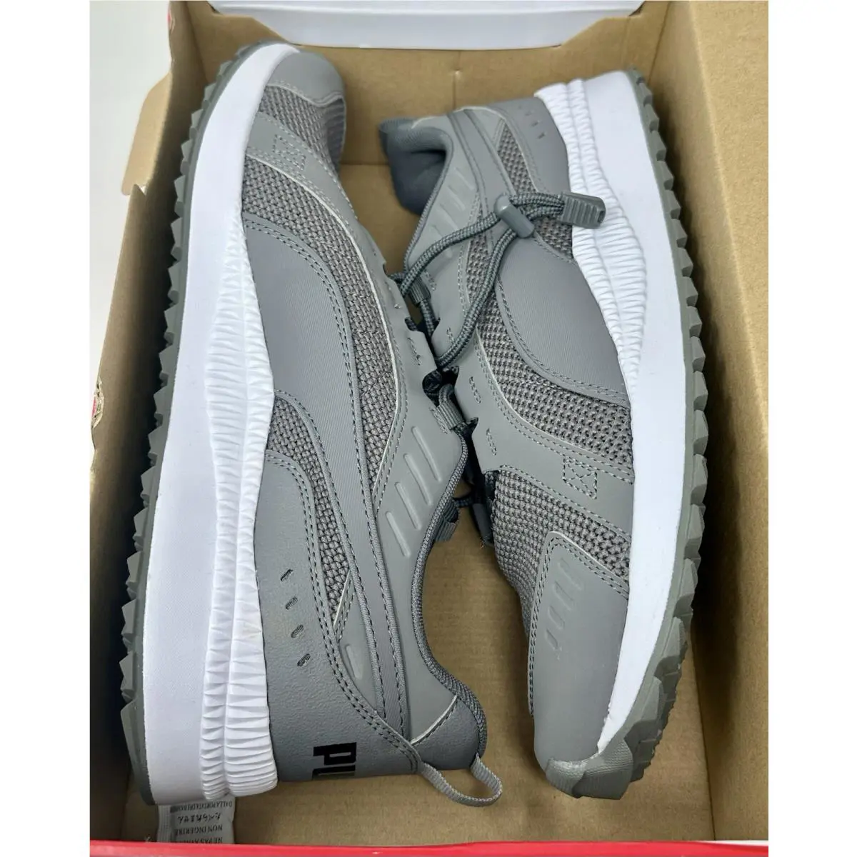 Puma shoes - PUMA Pacer - Pacer - 372640-02 - Grey, Manufacturer: Castlerock Puma White Puma B (UPC: 0193525679254) 11
