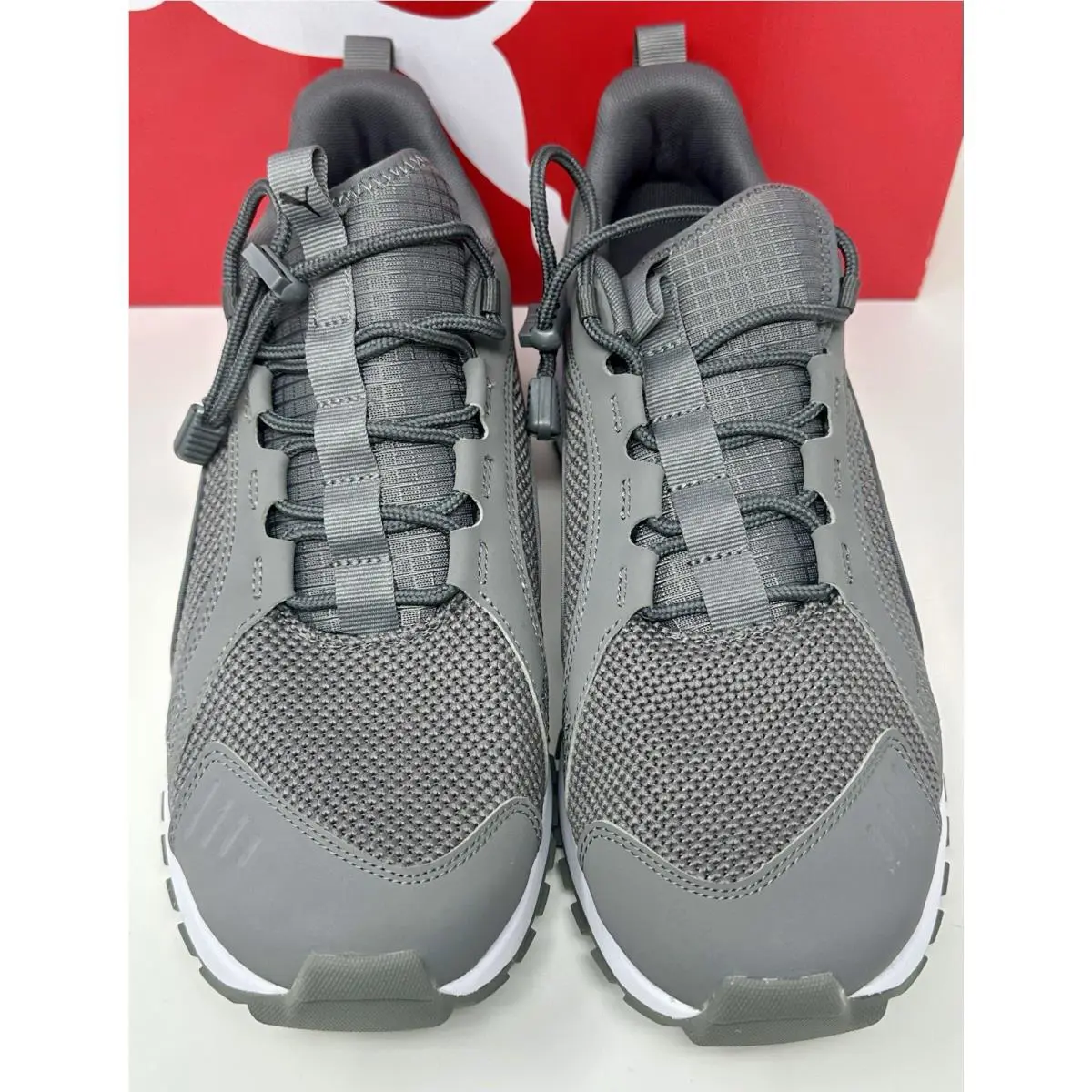 Puma shoes - PUMA Pacer - Pacer - 372640-02 - Grey, Manufacturer: Castlerock Puma White Puma B (UPC: 0193525679254) 2