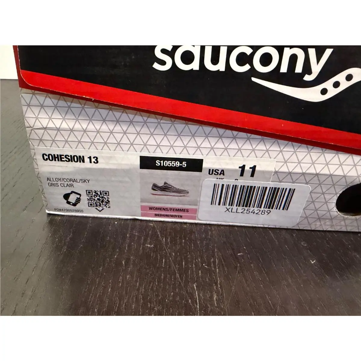 Saucony shoes - Saucony Cohesion 13 - Cohesion - Grey, Coral, Black, White 14