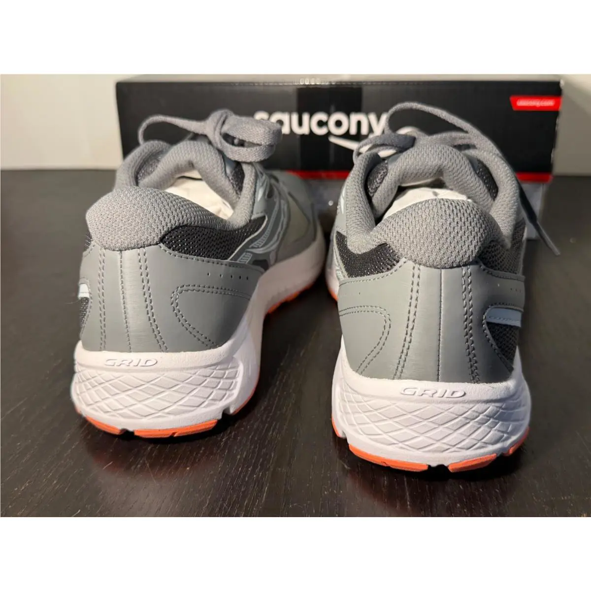 Saucony shoes - Saucony Cohesion 13 - Cohesion - Grey, Coral, Black, White 6