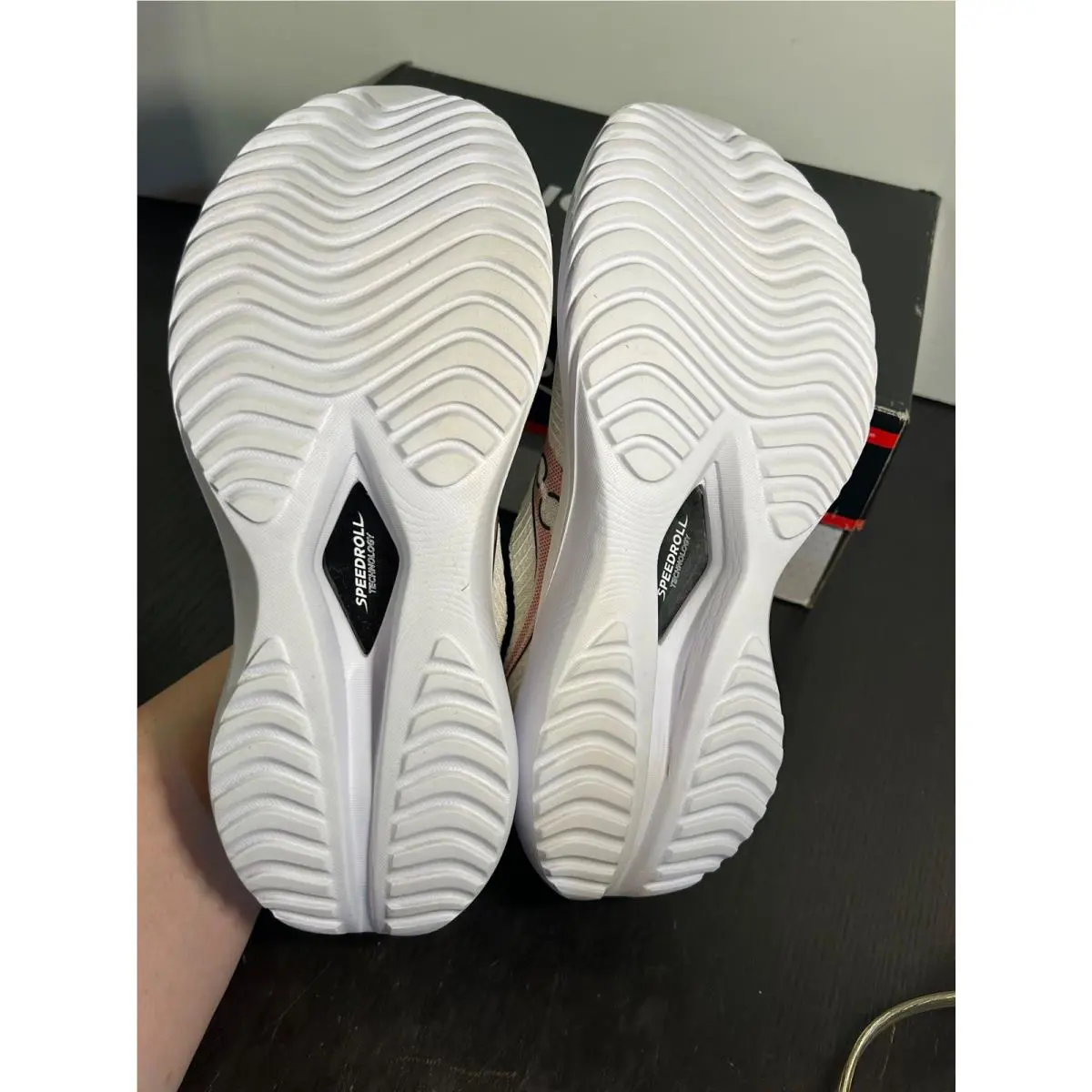 Saucony shoes - White, Black, Red 12