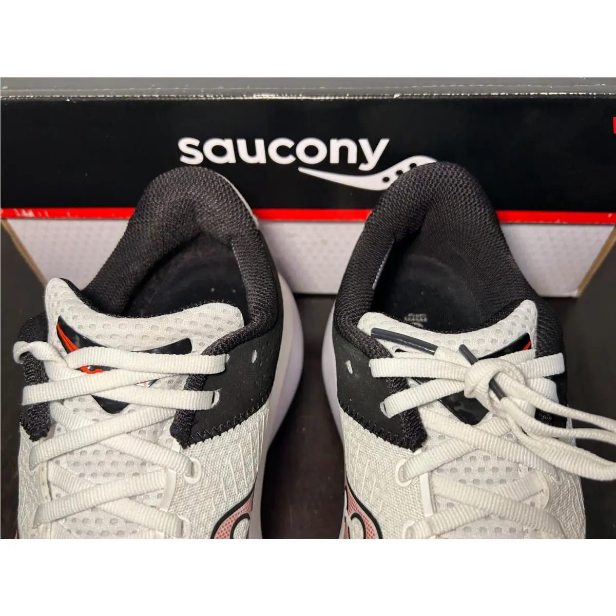 Saucony shoes - White, Black, Red 2