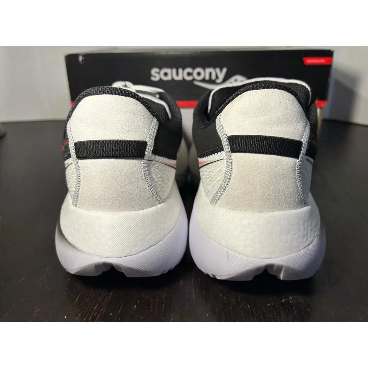 Saucony shoes - White, Black, Red 7