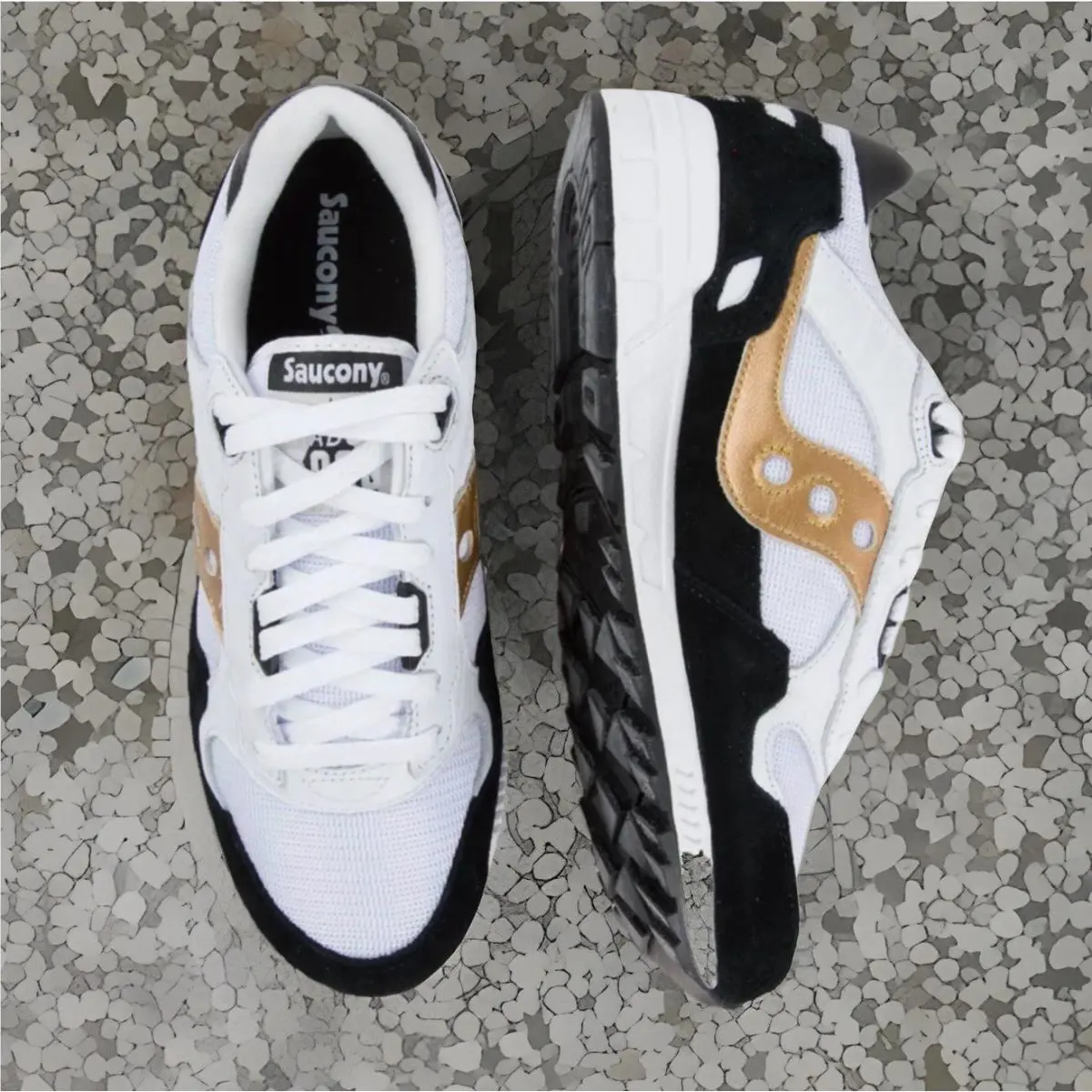 Saucony shoes - Saucony Shadow 5000 - Shadow - S70919-1 - White/Black/Gold 11