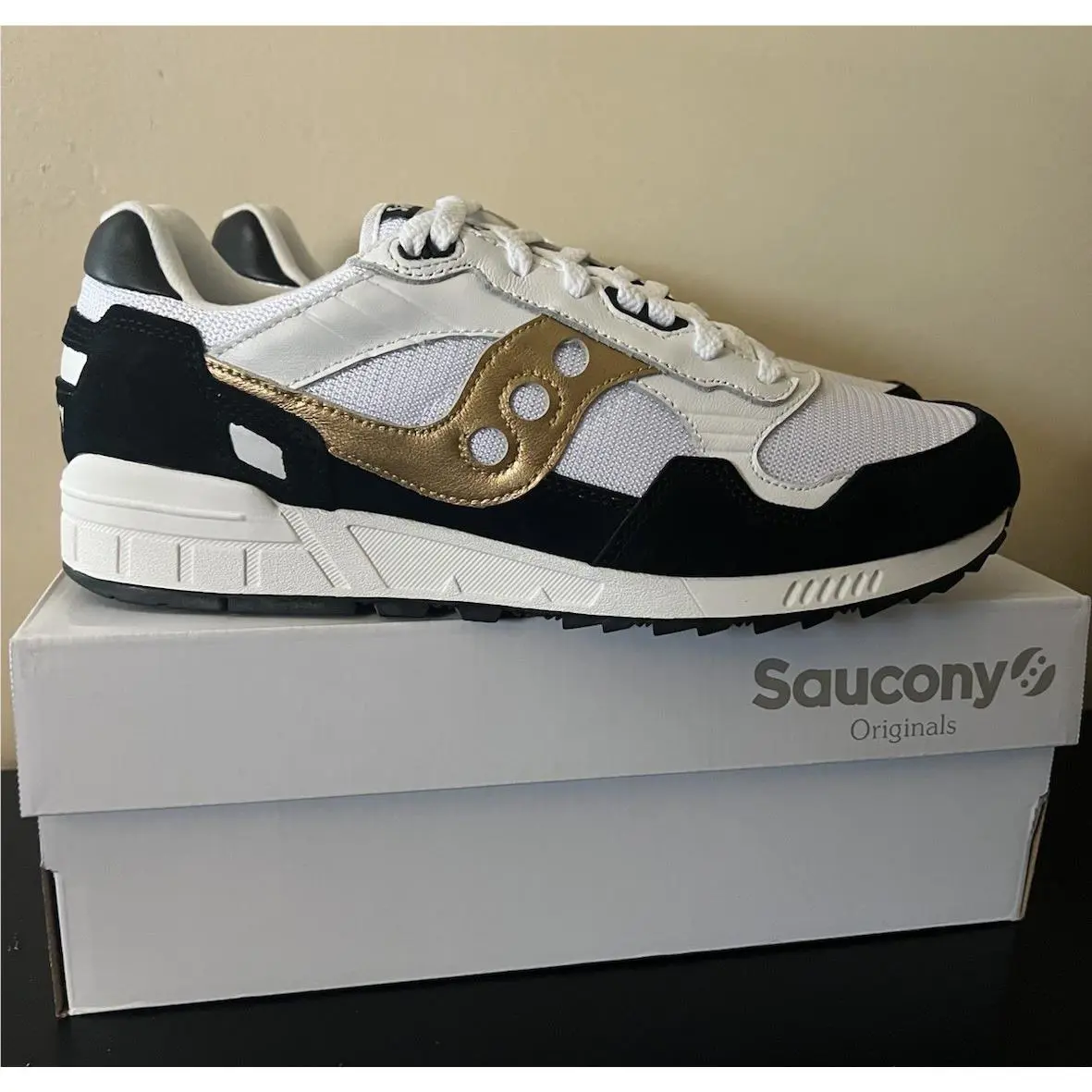 Saucony shoes - Saucony Shadow 5000 - Shadow - S70919-1 - White/Black/Gold 0