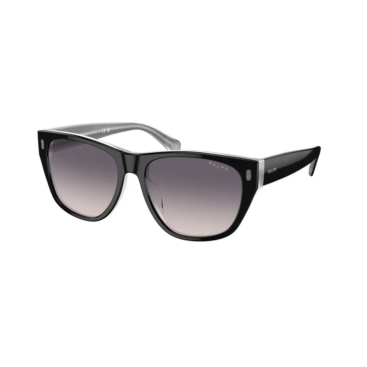Ralph Lauren RA5303U Sunglasses - Black-gray / Pink Gradient Grey 145-55-16mm