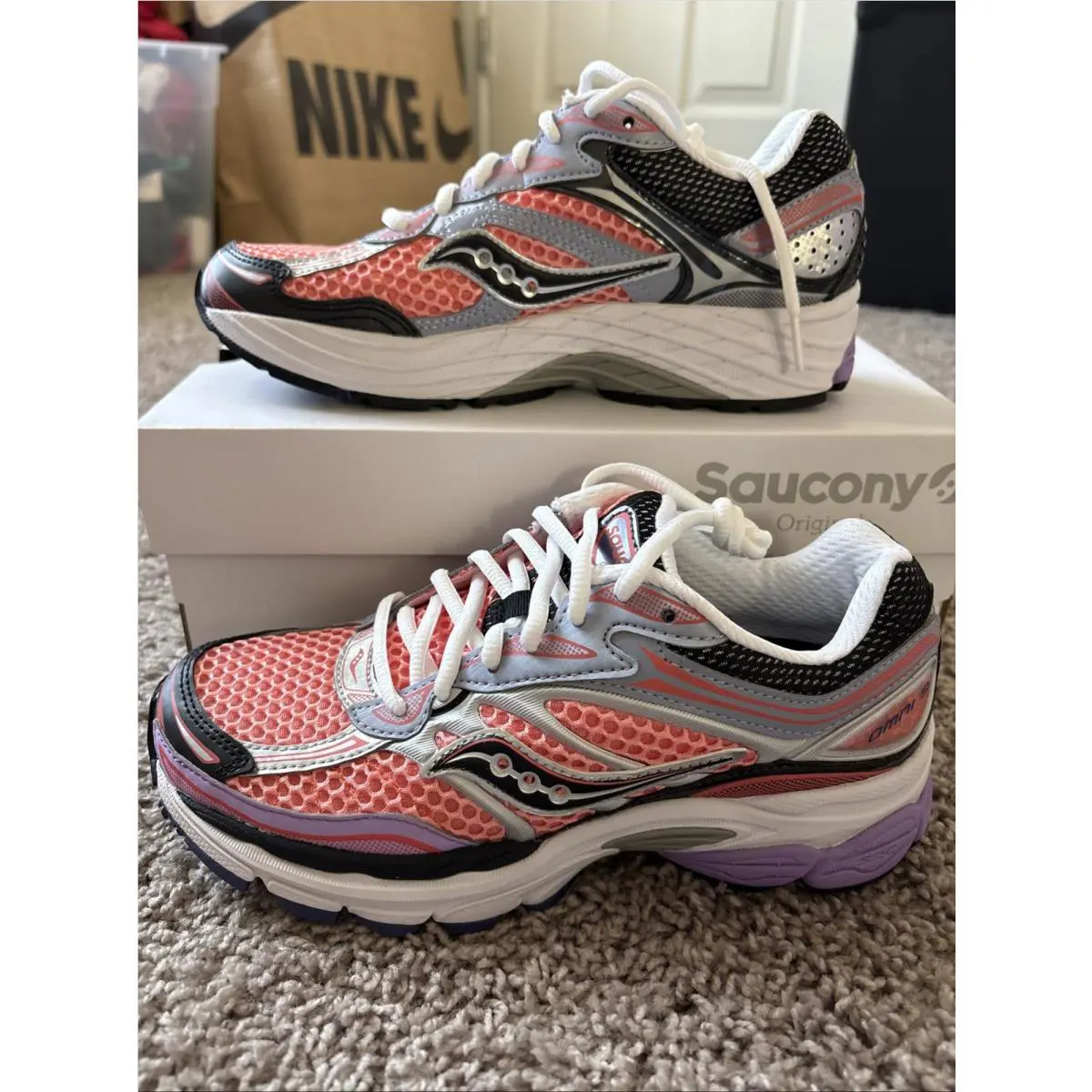 Saucony shoes - Saucony ProGrid Omni 9 Pink Purple - S70739-30 - Pink, Purple 3