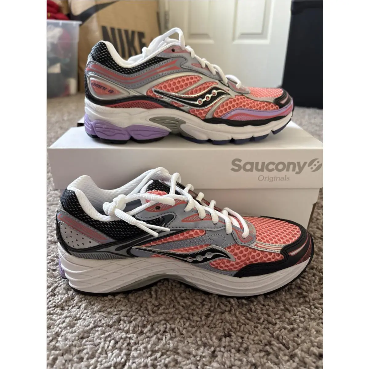 Saucony shoes - Saucony ProGrid Omni 9 Pink Purple - S70739-30 - Pink, Purple 4