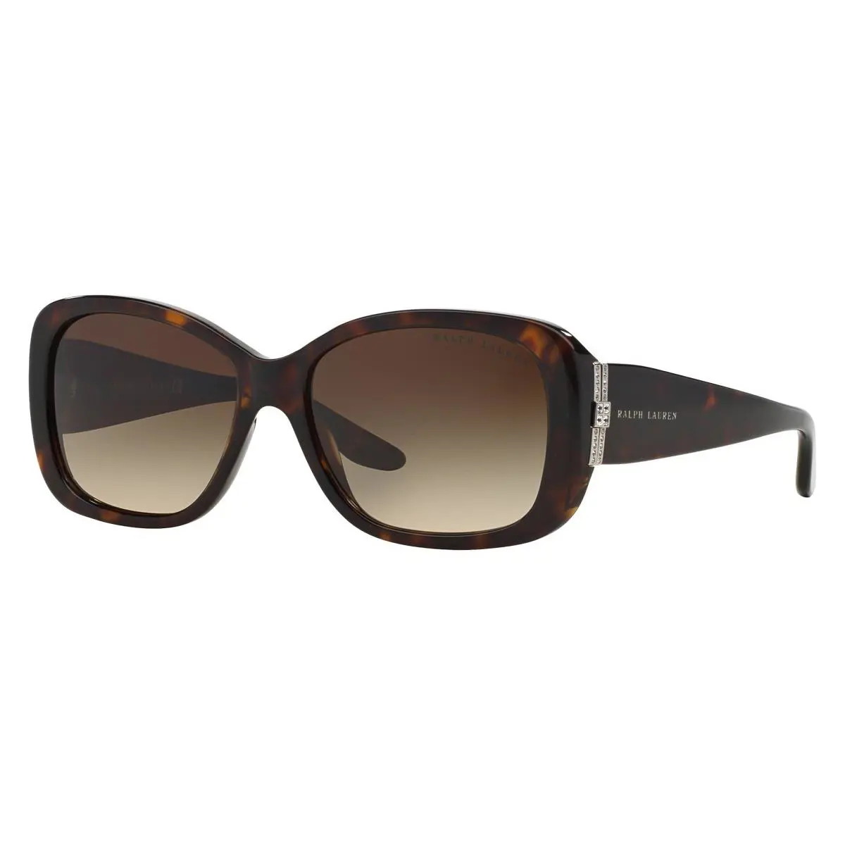 Ralph Lauren Woman Sunglasses RL8127B Dark Havana /gradient Brown Lens 55mm